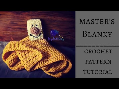Master&#039;s Blanky (The Brave Little Toaster)- Crochet Pattern Tutorial