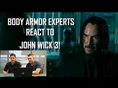 Body Armor Experts REACT to JOHN WICK 3! AR500 Body Armor
