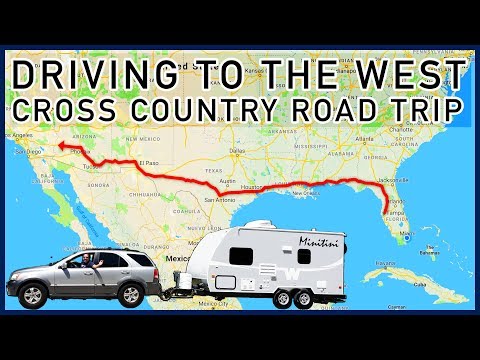 Driving to the West, The Movie: Cross Country Road Trip from Florida to California