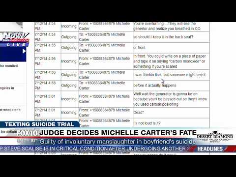 FULL READING of DISTURBING Text Messages Between Michelle Carter &amp; Conrad Roy the Day of Suicide