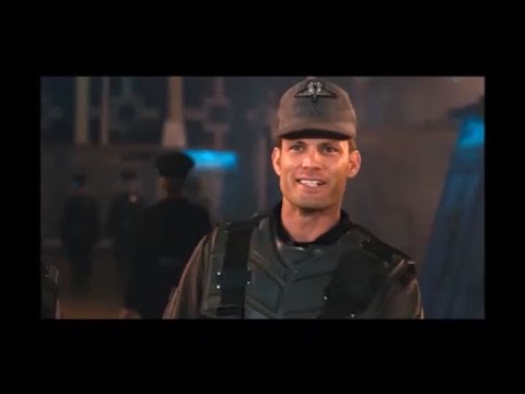 Skymarshal Arrives at Roku San - Johnny Rico Reunites With Friends - Scene From Starship Troopers 3