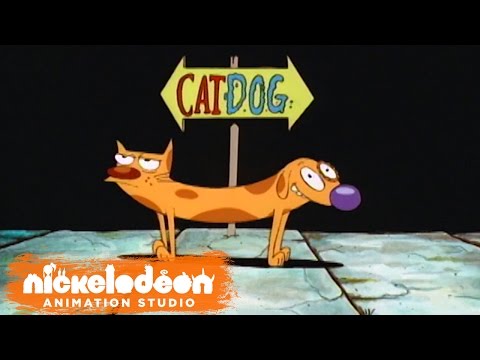 &quot;CatDog&quot; Theme Song (HQ) | Episode Opening Credits | Nick Animation