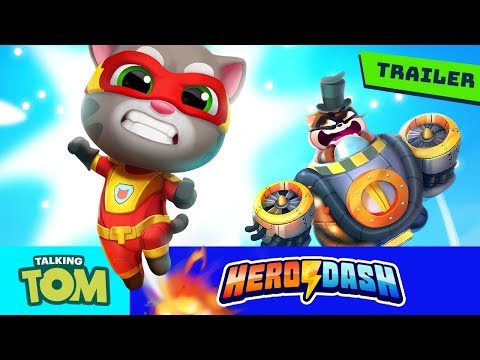 ⚡ Fight the Raccoons! Talking Tom Hero Dash (NEW GAME Official Trailer) ⚡