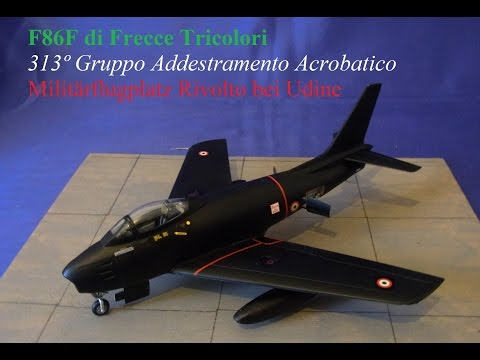 Movie Rollout famous F- 86 Frecce Tricolore italian aeronautica