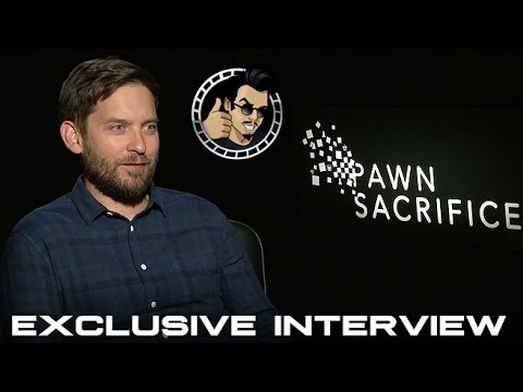 Tobey Maguire Interview - Pawn Sacrifice (HD) 2015