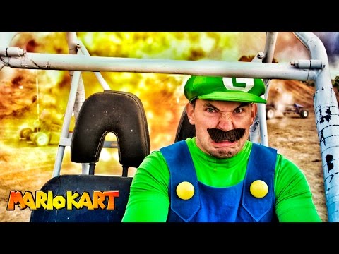 Mario Kart in Real Life - Luigi Death Stare!