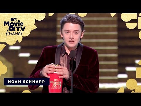 Noah Schnapp Accepts the Award for Most Frightened Performance | 2018 MTV Movie &amp; TV Awards