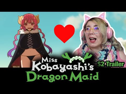 NEW DRAGON?!? - Miss Kobayashi&#039;s Dragon Maid S2 TRAILER REACTION - Zamber Reacts