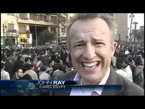 Tahrir Square Democracy Movement Day 1 (Jan 25, 2011 - NBC)