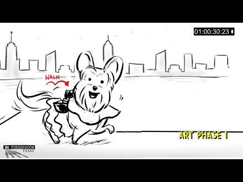Storyboards for &quot;Pup Star: World Tour&quot; Opening Animated Credits
