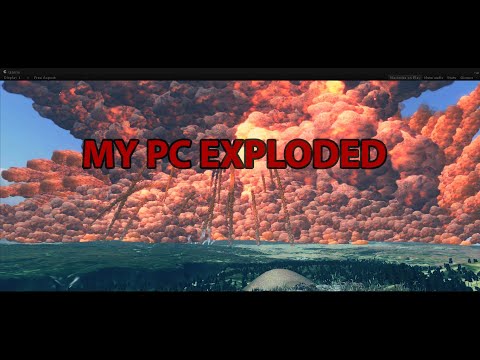 Yellowstone Supervolcano Eruption Simulation
