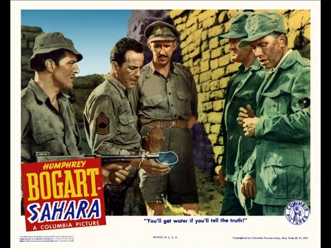 SAHARA (1943) Theatrical Trailer - Humphrey Bogart, Bruce Bennett, J. Carrol Naish