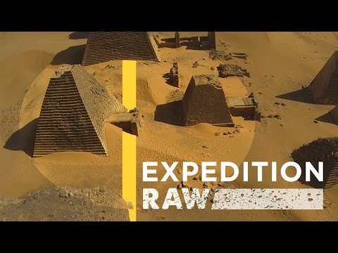 Amazing Drone Footage of Nubian Pyramids | Expedition Raw