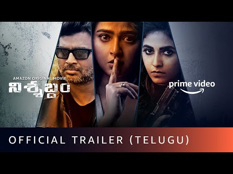 Nishabdham - Official Trailer (Telugu) | R Madhavan, Anushka Shetty | Amazon Original Movie | Oct 2