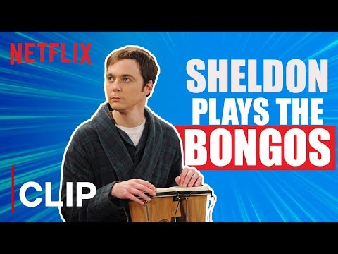 Sheldon Plays the Bongos | The Big Bang Theory | Netflix India