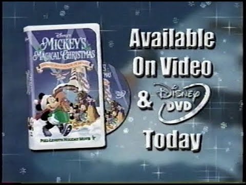 Disney - Mickey&#039;s Magical Christmas VHS/DVD Commercial (2001)