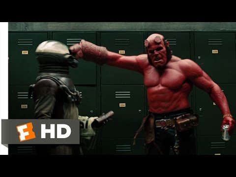 Hellboy 2: The Golden Army (7/10) Movie CLIP - Hellboy &quot;Smokes&quot; Johann (2008) HD