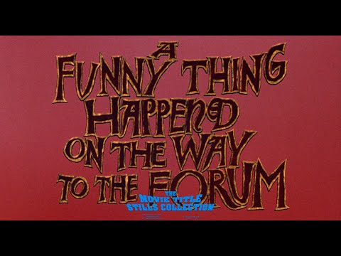 A Funny Thing Happened on the Way to the Forum (1966) title sequence