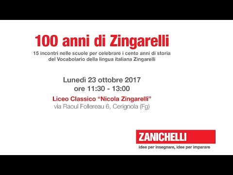 100 anni di Zingarelli