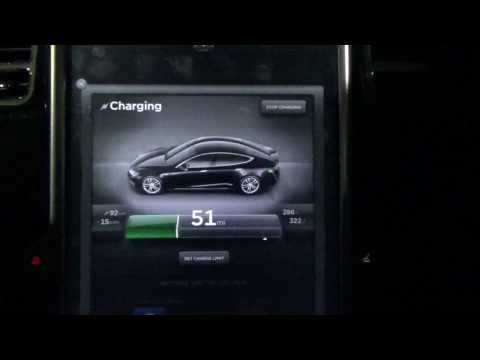 Tesla Motors Model S / X: Supercharging a 60kW Battery from Dead, 105kW Charging Rate!!!