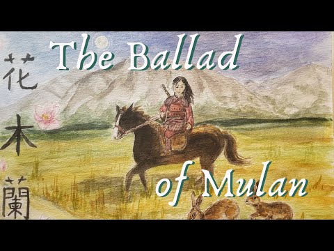 &quot;The Ballad of Mulan&quot; Reading ⚔ Speedpaint (English &amp; Chinese) // The Real Legend of Hua Mulan