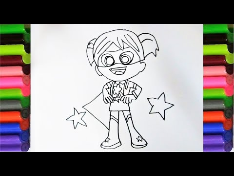 How to draw Starbeam drawing | Starbeam netflix 2020 Colouring Pages #1