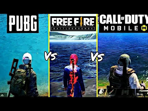 COD vs PUBG vs Free Fire Battlegrounds Comparison - Which Is Your Favorite Game ?