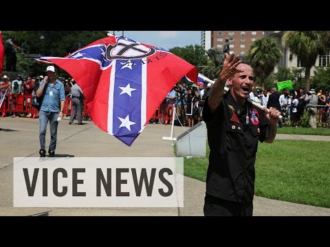 Raw Coverage of the KKK&#039;s Confederate Flag Rally in South Carolina