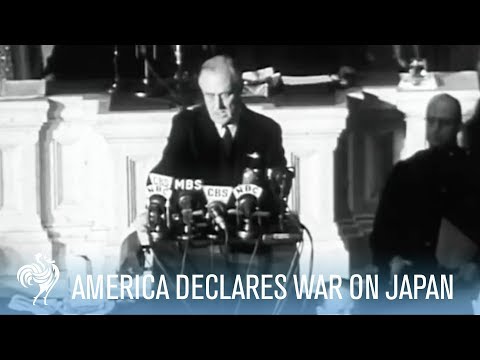 President Franklin D. Roosevelt Declares War on Japan (Full Speech) | War Archives