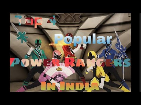 Top 4 Popular Power Rangers in India + Good News for Power Rangers fans in India 😊