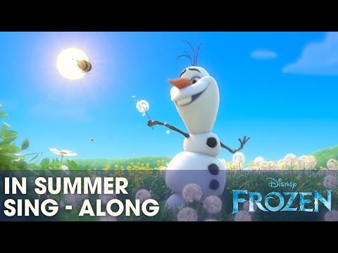 FROZEN | &quot;In Summer&quot; - Sing-a-long with Olaf | Official Disney UK
