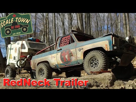 Silent movie of the RedNeck Trailer trail run by Scale Town - RC CWR